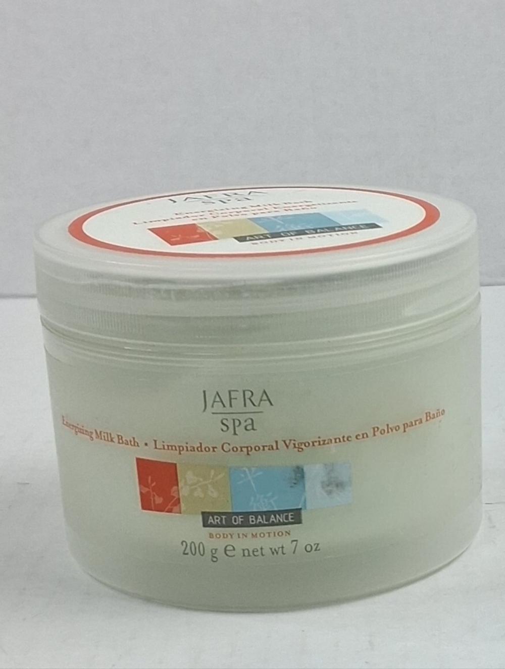 Jafra Spa Art Of Balance Energizing Milk Bath 7oz.